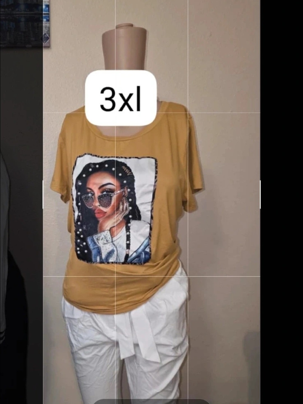 Rouge! Mustard Graphic Short-Sleeve Tee